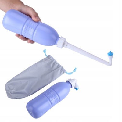 PRZENOŚNY PODRÓŻNY BIDET DO PODMYWANIA OPRYSKIWACZ 620ML