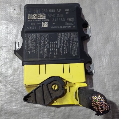 VW SKODA SEAT MODULE CONTROL UNIT AIRBAG 3Q0959655AP  