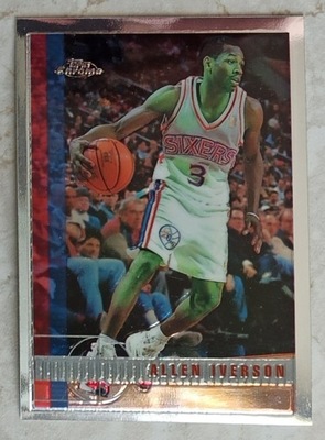 TOPPS CHROME 1997-98 ALLEN IVERSON