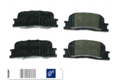 Blue print adt342129 набор тормозных колодок тормозных, тормоза дисковые фото №1