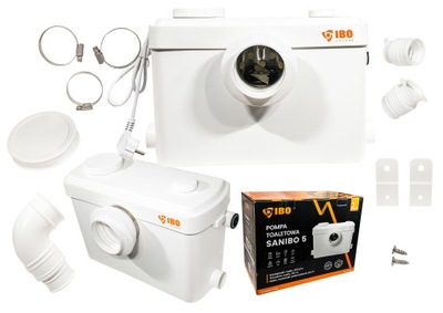 POMPA DO WC ROZDRABNIACZ PRZEPOMPOWNIA ŚCIEKÓW MŁYNEK ŁAZIENKOWA IBO SANIBO