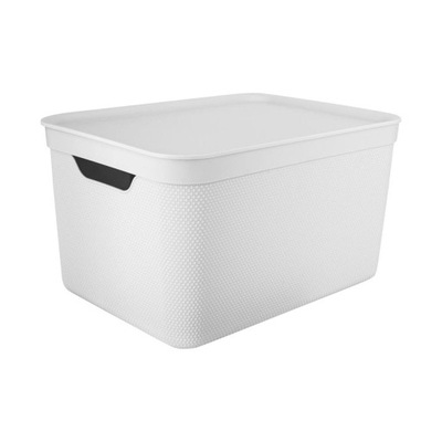 Krabička s víkem Rotho Jive bílá