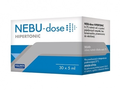Nebu-dose hipertonic roztwór hipertoniczny 30 ampułek do inhalacji