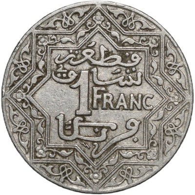 Maroko 1 frank 1924