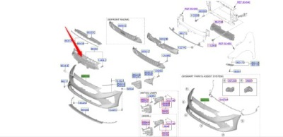 Решётка радиатора решётка  радиатора 2015 2020 фото №1