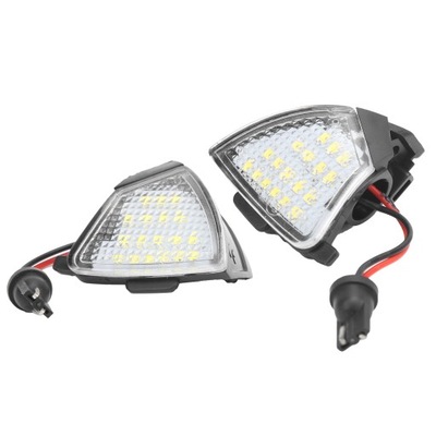 2 PIEZAS ESPEJO INTERIOR DIODO LUMINOSO LED LIGHT 6000K IP67  