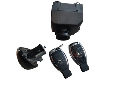 Замок запалювання 2x ключ mercedes ml w164 2005-2008 a1645450908 фото №1