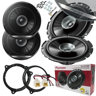 PIONEER ALTAVOCES + DISTANCIAS PARA NISSAN JUKE MICRA QASHQAI RENAULT CAPTUR  