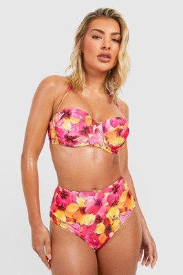 DÓŁ OD STROJU KĄPIELOWEGO BIKINI W KWIATY FIGI BOOHOO L 40