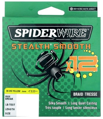 Plecionka Spiderwire Stealthx12 0,11mm 150m Yellow