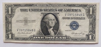 banknot 1 dolar 1935E Silver Certificate USA