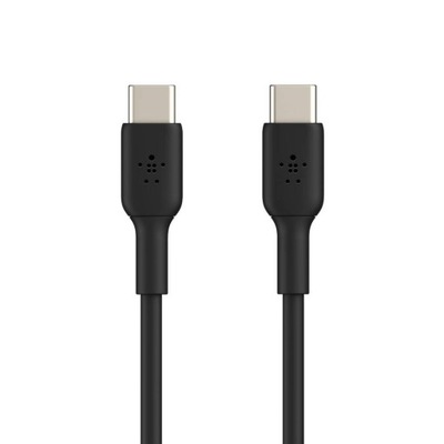 Belkin kabel pleciony USB-C/USB-C M/M 2.0 1M - czarny (CAB004BT1MBK)