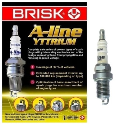 СВЕЧА ЗАЖИГАНИЯ BRISK A-LINE A11 0027 DR15YCY-1