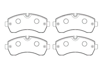 ZAPATAS DE FRENADO MERCEDES PARTE DELANTERA SPRINTER 06- BRECK  
