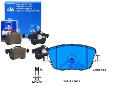 Ate тормозные колодки тормозные seat cordoba ibiza iii skoda фото №1