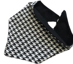 Chusta pepitka z czarnym