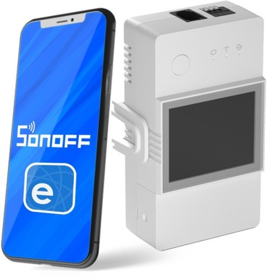 Sonoff TH Elite PRZEKAŹNIK WiFi 16A RJ9 4P4C POMIAR TEMPERATURY WILGOTNOŚCI