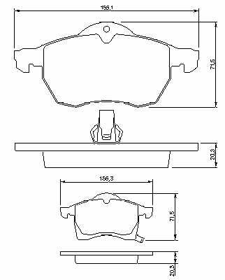 ZAPATAS DE FRENADO VW LUPO 99-05  