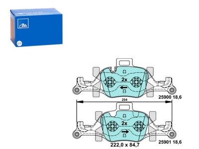 ZAPATAS DE FRENADO CERÁMICOS PARTE DELANTERA BMW 2 G42 G87 3 G20 G80 G28 3 G21 3  