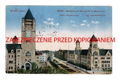 Poznań - Posen - Schlossplatz - 1916 r.