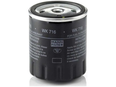 ФИЛЬТР ТОПЛИВА MANN-FILTER WK 716