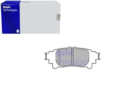 ZAPATAS DE FRENADO PARTE TRASERA LEXUS GS IS 3 RC 2.0-3.5H 12.11- DELPHI  