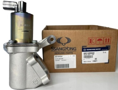 Оригінальний клапан egr ssangyong kyron rexton actyon 6651400660 фото №1
