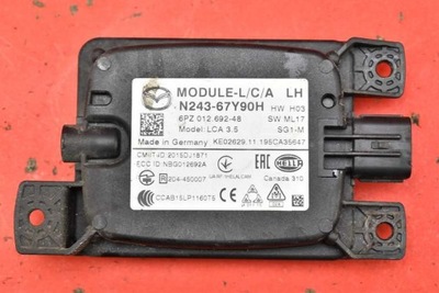 Блок управления модуль ассистент поперечина движения n243-67y90h mazda mx5 iv nd 15-23 фото №1