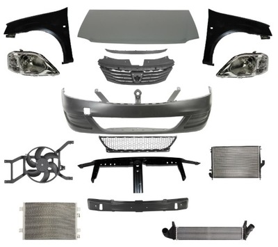 Logan 09-13 перед капот бампер pas крыло лампа фото №1