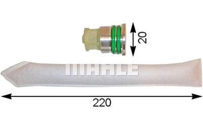 MAHLE DESHUMECTADOR DE ACONDICIONADOR SUBARU LEGACY IV SUZUKI SWIFT 3 TOYOTA  