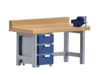 Stół Warsztatowy z Imadłem model H0 Kibri