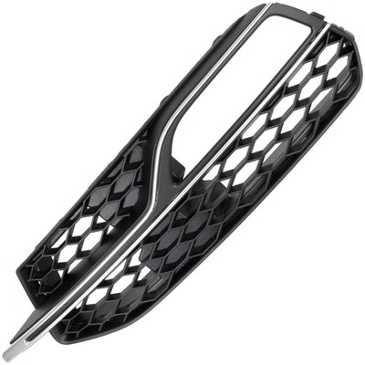 Ліва решітка радіатора решітка заглушка бампера audi a3 s3 s-line 8v 2012-2016 хром фото №1