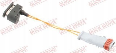 CONTACTO OSTRZEGAWCZY, ZUZYCIE OKLADZIN DE FRENADO QUICK BRAKE WS 0385 A MERCE  