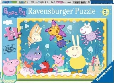 Ravensburger Puzzle 35 elementów Świnka Peppa Podw