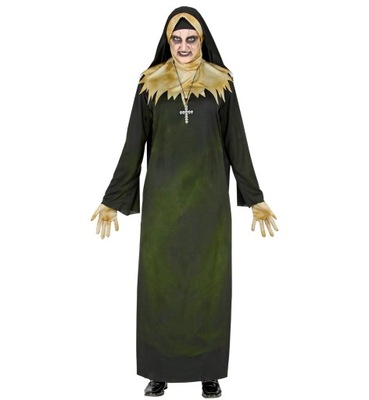 Strój opętanej zakonnicy, przebranie na Halloween, rozmiar M 168-174 cm