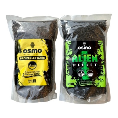 2x Method Feeder Osmo Pellet 2mm ALIEN I PRO PELLET DARK