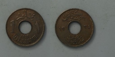 Egipt - 1 Millieme 1917 rok