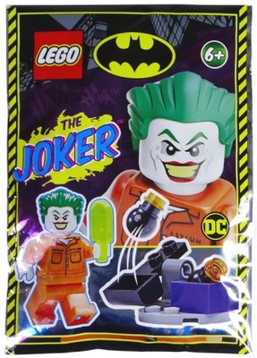 LEGO SUPER HEROES BATMAN DC FIGURKA JOKER SH598 212011 76138 SASZETKA