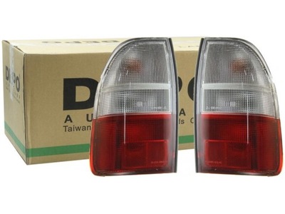 FAROS PARTE TRASERA MITSUBISHI L 200 96-07 JUEGO  