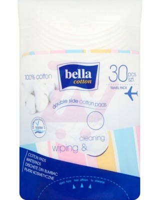 Bella Cotton Wiping & Cleaning płatki 30 sztuk