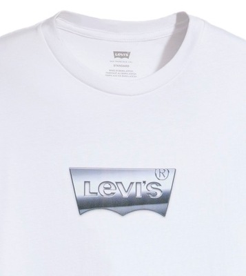 Levis Męski T-shirt Koszulka White roz. L