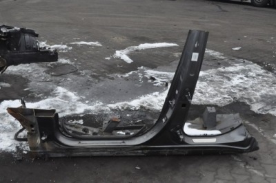 Mercedes gle coupe w292 блок двигуна середній поріг лівий фото №1