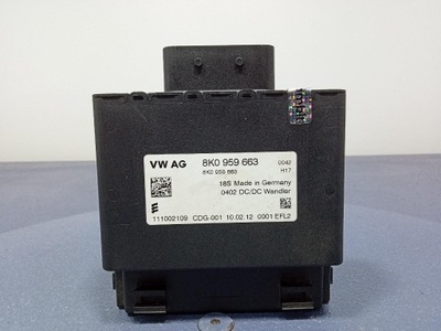 Audi a6 c7 модуль блок керування стабілізатор напруги 8k0959663 фото №1