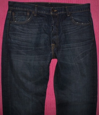 LEVI'S LEVIS 501 - PROSTE JEANSY BIODRÓWKI W36L34