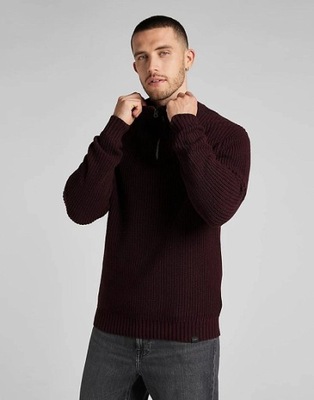 Sweter Męski Lee Half Zip Knit L83YDE74 r. XL