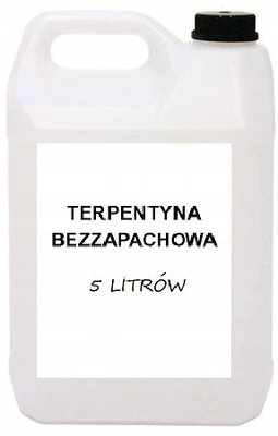 Terpentyna Bezzapachowa 5l