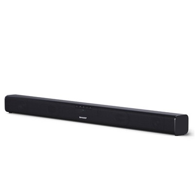 Sharp | HT-SB110 2.0 Slim Soundbar | Czarny | Nie | Bluetooth | HDMI, Optyc