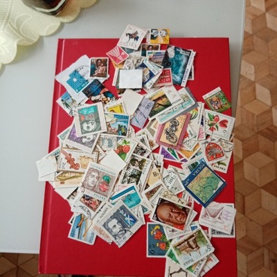 zestaw znaczków