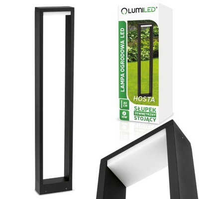 Lampa Ogrodowa Słupek Zewnętrzny Stojący LED 10W HOSTA 80cm Lumiled