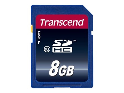 TRANSCEND karta pamięci 8 GB SD SDHC CLASS 10